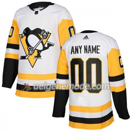 Herren Eishockey Pittsburgh Penguins Custom Adidas 2017-2018 Weiß Authentic